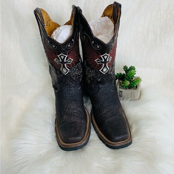 Mexican boots men's - Picture 1 of 8